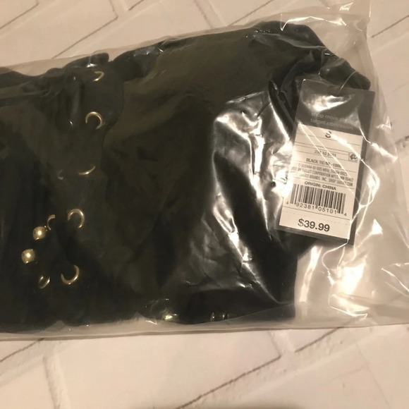 mossimo Black Lace-Up 1-Piece Swimwear - Picture 7 of 8